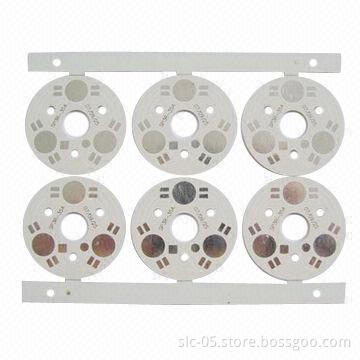 Aluminum PCB single-side board, copper thickness of 1oz and solder mask white with HASL LF surface